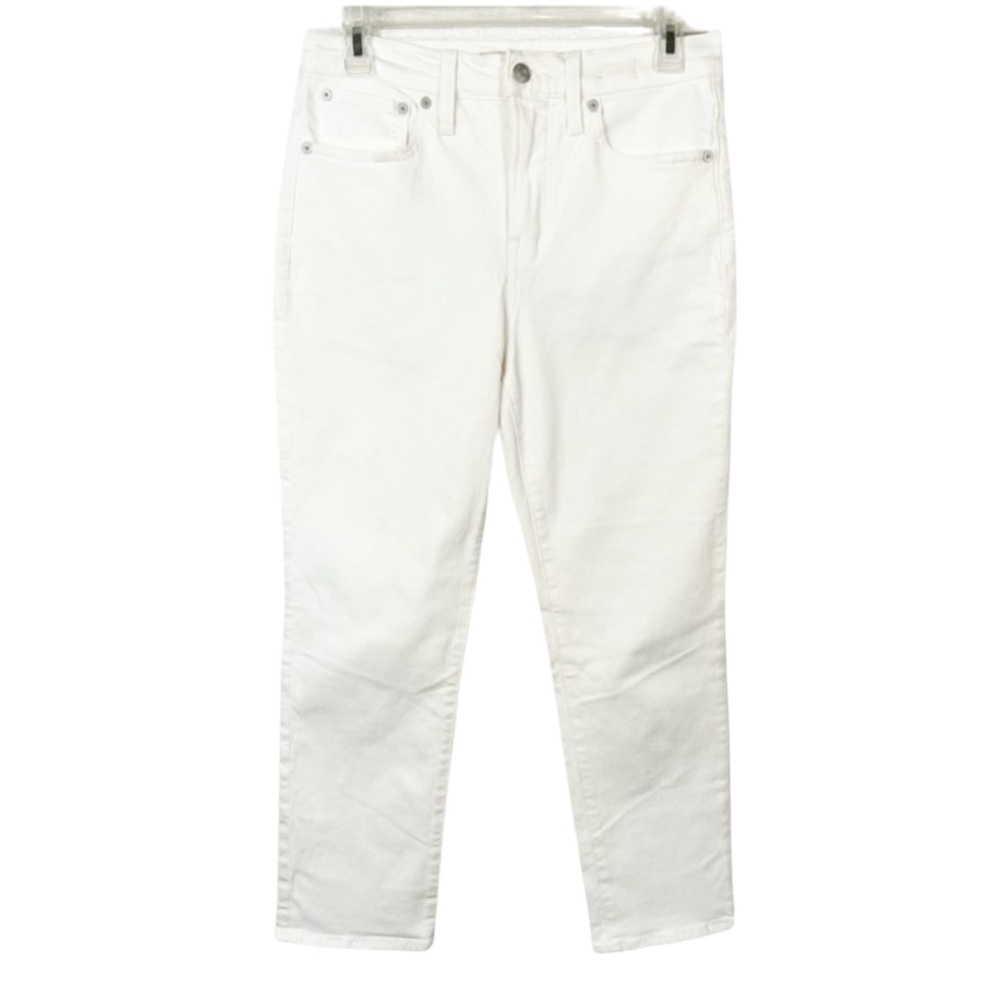 Madewell The Petite Perfect Vintage High Rise 90s Mom Jean in Tile White NE027 - Picture 3 of 6